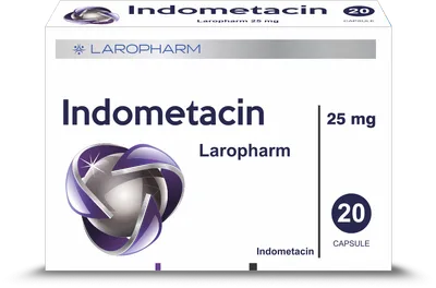 Indometacin 25mg, 20 capsule, Laropharm