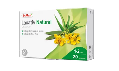 Dr.Max Laxativ natural, 20 comprimate
