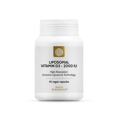 Liposomal Vitamin D3 2000 IU, 45 capsule, Novo Biomedics
