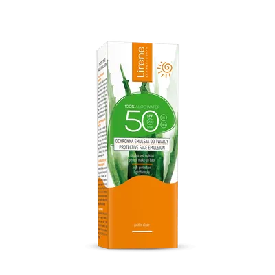 Emulsie cu Aloe Vera pentru protectia solara SPF50, 50ml, Lirene