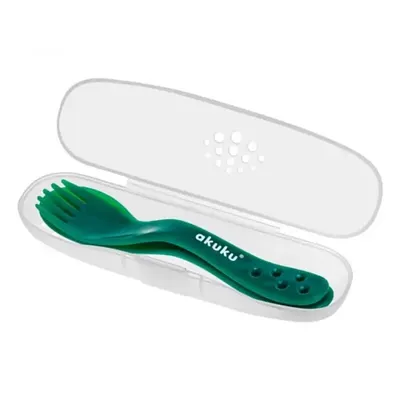 AKUKU SET LINGURA SI FURCULITA VERDE 246 A0074