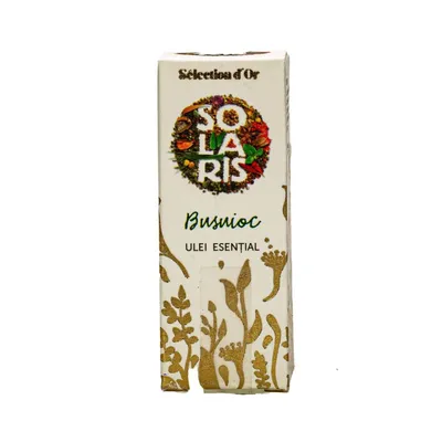 Ulei esential de Busuioc premium, 5ml, Solaris