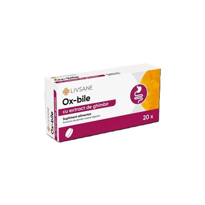 LIVSANE OX-BILE 20 CAPSULE