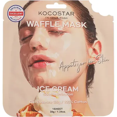 Masca pentru fata Waffle Ice Cream Mask, 38g, Kocostar