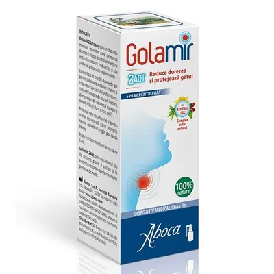 GOLAMIR SPRAY ADULTI FORTE CU ALCOOL 30ML