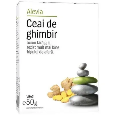 Ceai de ghimbir, 50g, Alevia