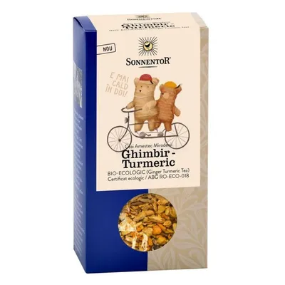 Ceai Bio Ghimbir Turmeric, 120g, Sonnentor