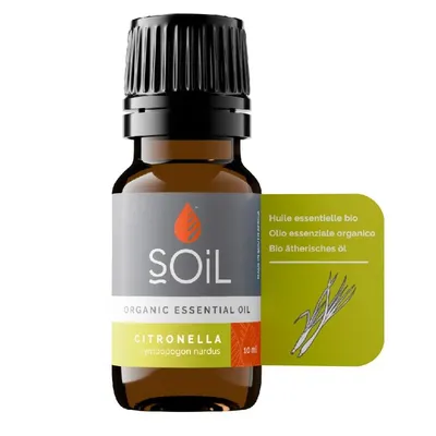 ULEI ESENTIAL CITRONELLA 100% ORGANIC ECOCERT 10ML SOIL