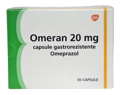 Omeran 20 mg x 30 (5 blist. x 6) caps. gastrorez.
