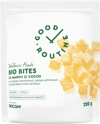 SECOM BIO BITES - CU MANGO SI COCOS 120G