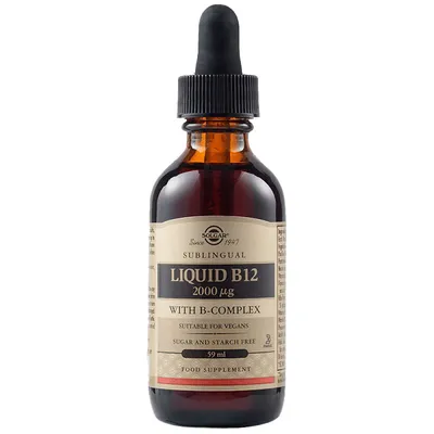 SOLGAR VITAMINA B12 2000MCG 59ML