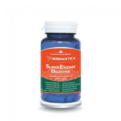 SUPER ENZIME DIGESTIVE 30 CAPSULE HERBAGETICA