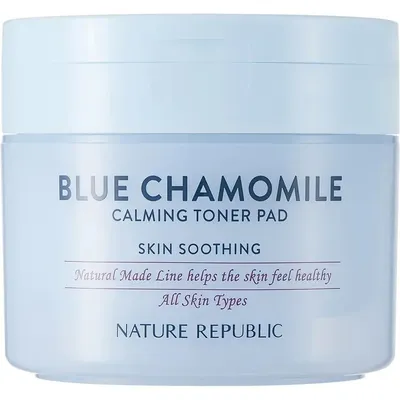 Dischete tonice cu musetel albastru Natural Made, 50 bucati, Nature Republic