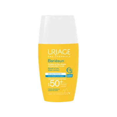 Fluid ultra-lejer protectie solara SPF 50+ Bariesun, 30 ml, Uriage