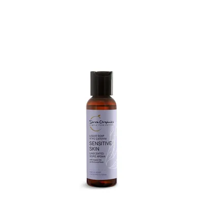 Sapun lichid pentru piele sensibila, 60ml, Sirra Organics