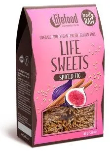 Rulouri de in cu smochine raw Bio, 80g, Lifefood