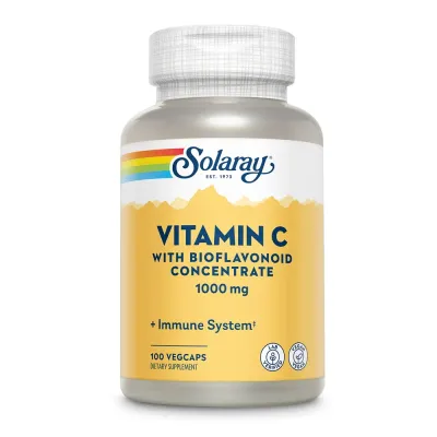 Vitamin C Solaray, 1000 mg, Secom