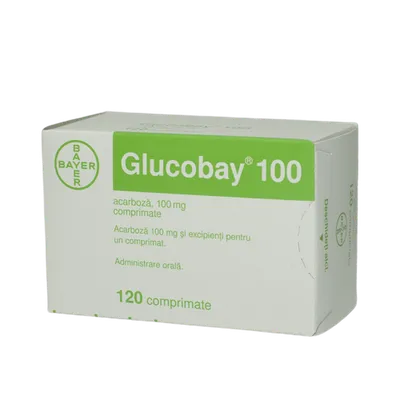 Glucobay 100mg x 120cpr.