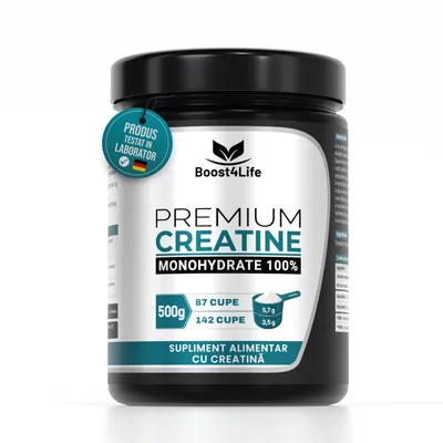 Creatina monohidrata Premium Creatine, 500g, Boost4Life