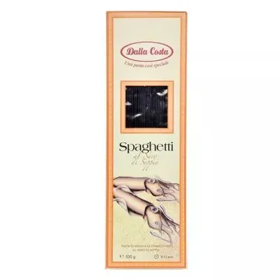Spaghete din grau dur cu Sepia Nero, 500g, Dalla Costa
