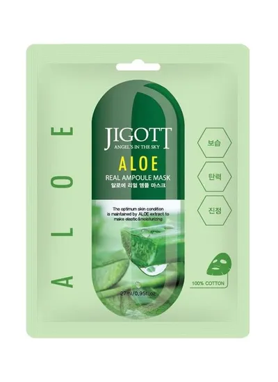 Masca Aloe Real Ampoule Mask, 27ml, Jigott