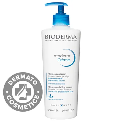 Crema pentru corp nutritiva parfumata Atoderm, 500ml, Bioderma