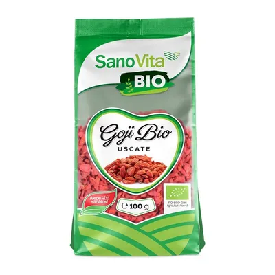 Goji BIO uscate, 100g, SanoVita