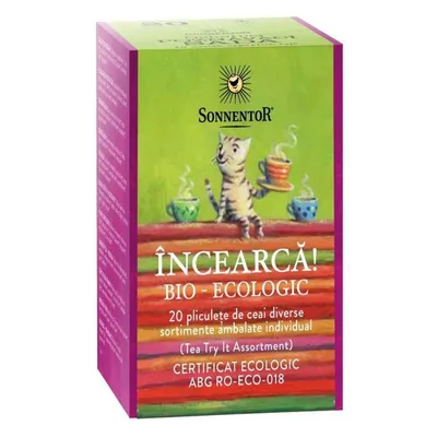 Ceai Bio Incearca!, 20 de plicuri, Sonnentor