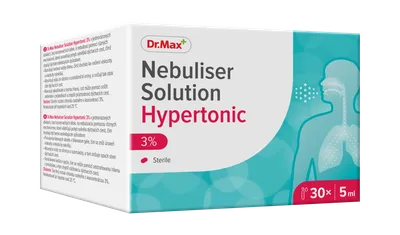 Dr. Max Solutie hipertonica 3% pentru nebulizare, 5ml x 30 fiole