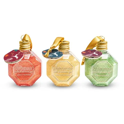Gel de dus cu sclipici Holiday Edition, 50ml, Treffina