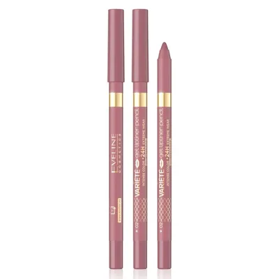 Creion de buze gel Variete Gel Matt Waterproof No.2 Pinkish, 1.3g, Eveline Cosmetics
