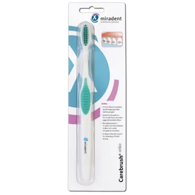 MIRADENT CAREBRUSH ORTHO PERIUTA PENTRU DINTI CU APARATE DENTARE FIXE
