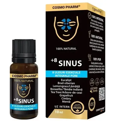 Ulei esential integral +8 Sinus, 10ml, Cosmopharm