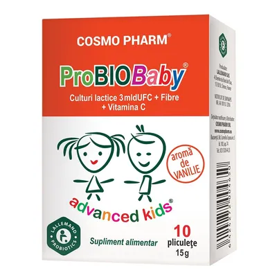 Probiobaby, 10 plicuri, Cosmopharm