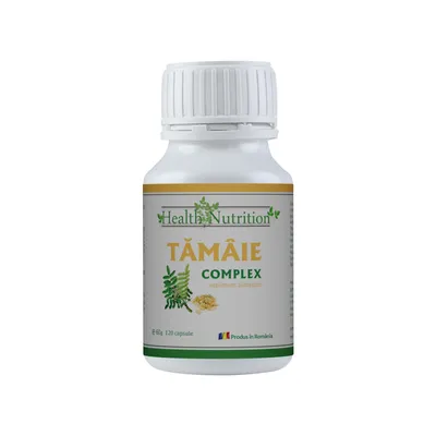 Extract natural de tamaie, 120 capsule, Health Nutrition