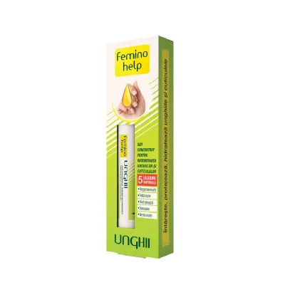 Ser concentrat pentru regenerarea unghiilor si cuticulelor FeminoHelp, 2 ml, Zdrovit