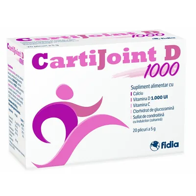 Cartijoint D1000, 20 plicuri x 5 g, Fidia