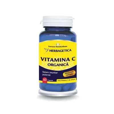VITAMINA C ORGANICA 60 CAPSULE HERBAGETICA