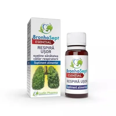 BronhoSept ulei Respira usor, 10ml, Justin Pharma