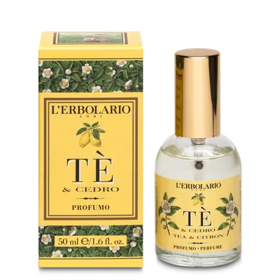 L'Erbolario Tea & Cedar Apa de parfum, 50ml