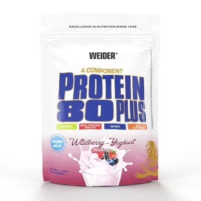 Pudra proteica cu aroma de Wildberry-Yoghurt Protein 80+, 2kg, Weider