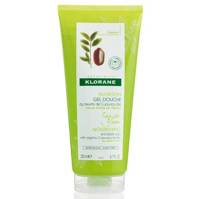 Gel de dus cu infuzie de Yuzu Nutrition, 200ml, Klorane