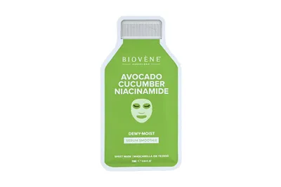 Masca servetel hidratanta cu avocado si niacinamide, 25ml, Biovene