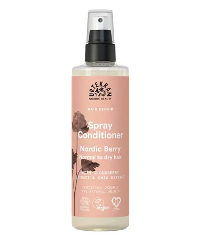 Balsam Spray Reparator Nordic Berry pentru Păr Normal-Uscat, 250 ml, Urtekram