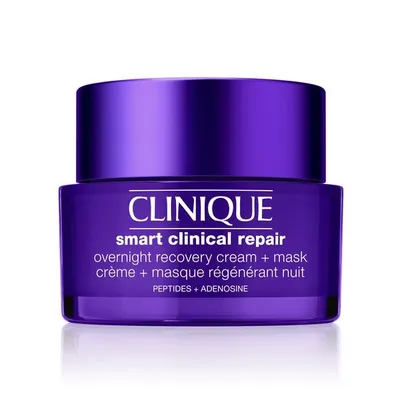 Crema masca de noapte Smart Clinical Repair Overnight Recovery Cream + Mask, 50ml, Clinique