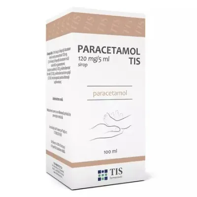 Paracetamol Tis, 120 mg/5 ml, Tis Farmaceutic