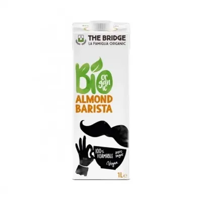 Bautura vegetala bio din migdale Barista, 1L, The Bridge