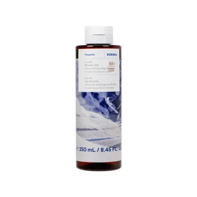 Dublura Gel de dus cu liliac, 250ml, Korres
