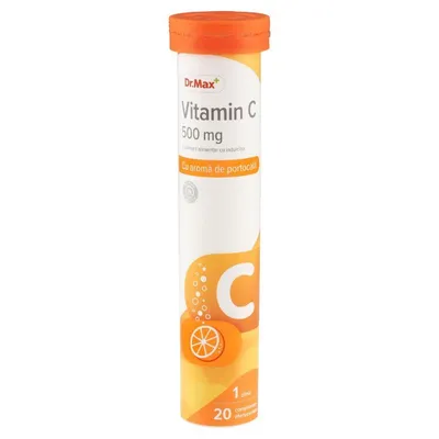Dr. Max Vitamina C 500mg, 20 comprimate efervescente