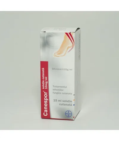 Canespor Solutie Cutanata 10mg/ml, 15 ml, Bayer